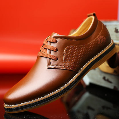 Men's Round Toe Lace-Up Shoes