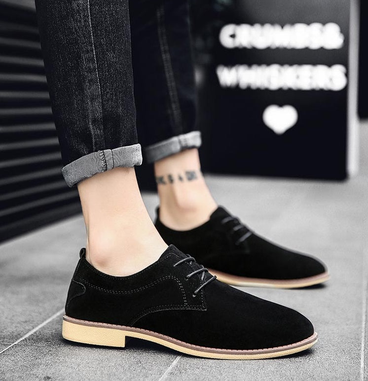 Classic Men’s Suede Leather Shoes