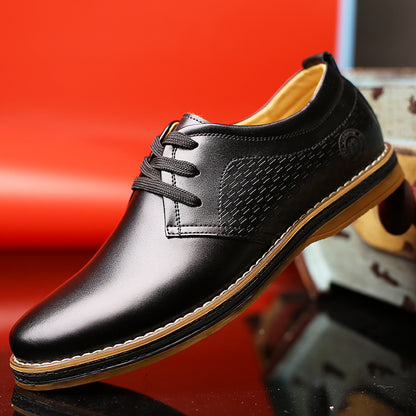 Men's Round Toe Lace-Up Shoes