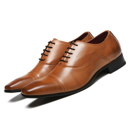 Men's Casual British Lace-Up Shoes