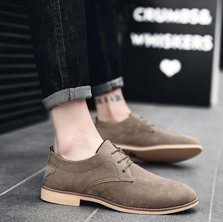 Classic Men’s Suede Leather Shoes