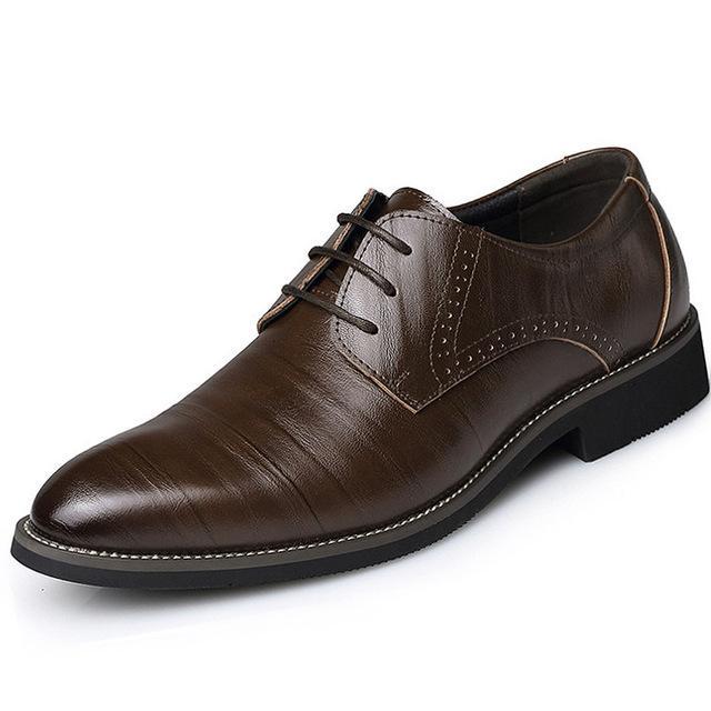 Men's Classic Leather Dress Shoes