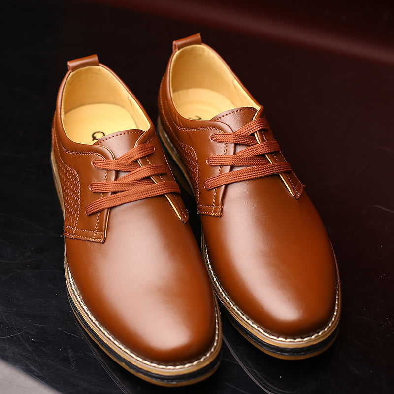 Men's Round Toe Lace-Up Shoes