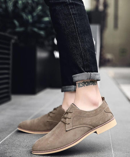 Classic Men’s Suede Leather Shoes